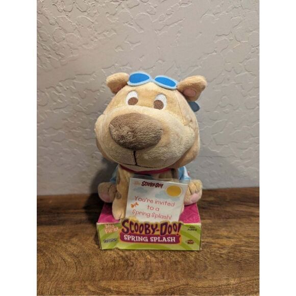 My 1st Scooby-Doo Cartoon Network spring splash baby Scrappy plush POP rocket - Picture 1 of 5